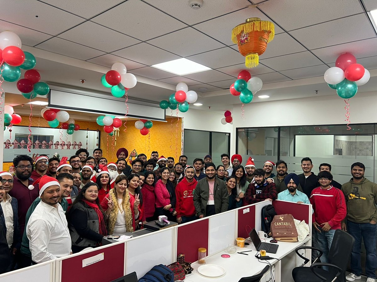 Christmas in Gurgaon Office